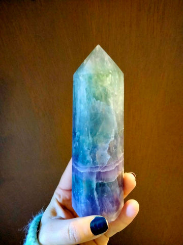 Rainbow Fluorite Tower