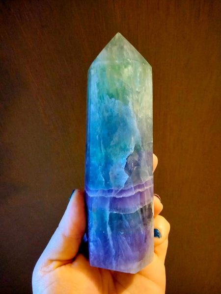 Rainbow Fluorite Tower