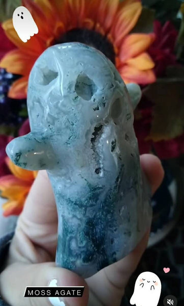 Moss Agate Ghost