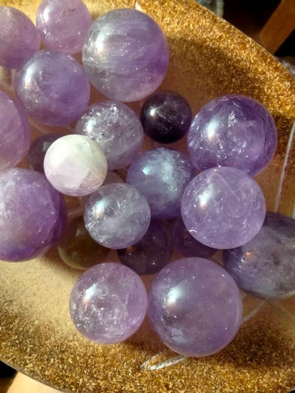 Amethyst Spheres 3 sizes