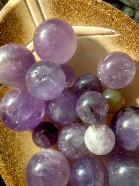 Amethyst Spheres 3 sizes