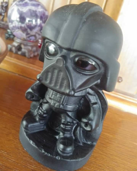 Black obsidian Darth Vader