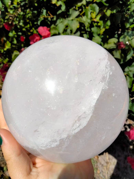 Clear Quartz Sphere Hudge