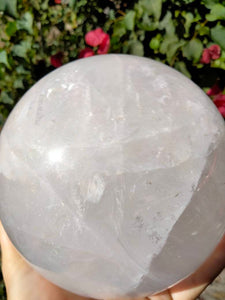 Clear Quartz Sphere Hudge