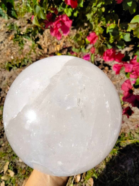 Clear Quartz Sphere Hudge