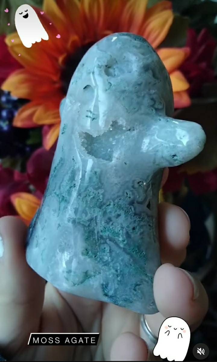 Moss Agate Ghost